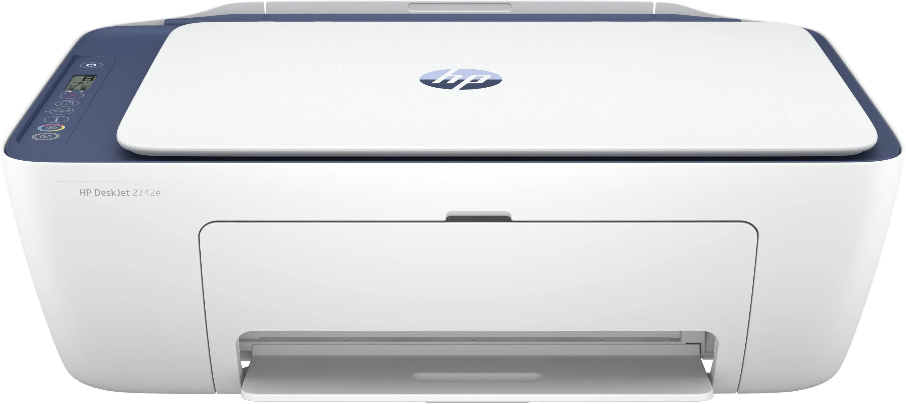 HP DeskJet 2742e All-In-One Wireless Color Inkjet Printer (Blue Steel) | Image