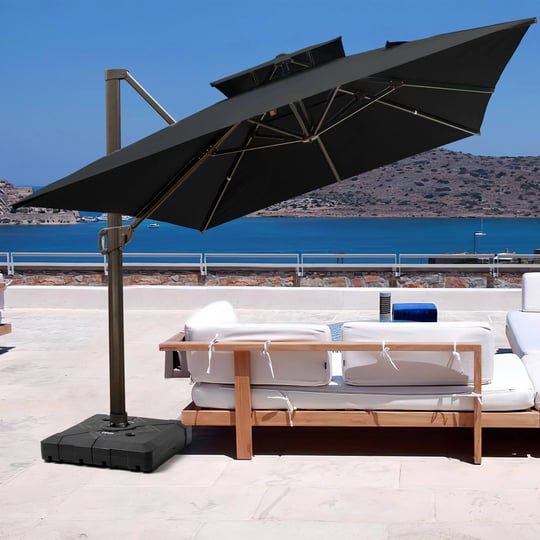 pellebant-10-x-13-feet-outdoor-cantilever-umbrella-with-base-black-1