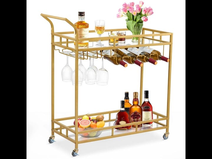 large-bar-cart-gold-home-bar-serving-cart-wine-cart-with-2-mirrored-shelves-wine-holders-glass-holde-1