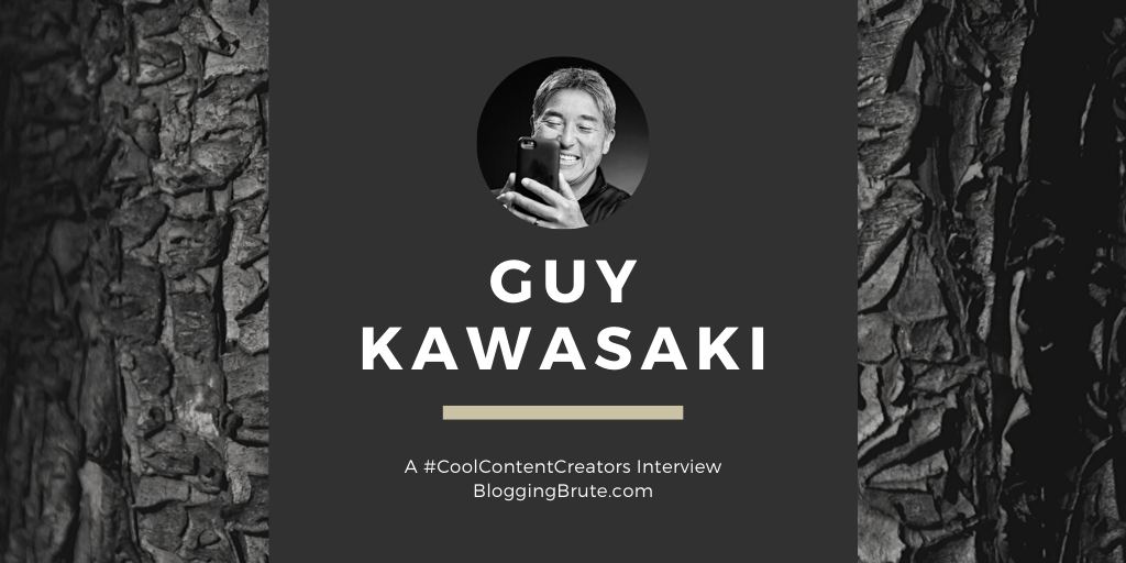 Guy Kawasaki, creating podcast content.