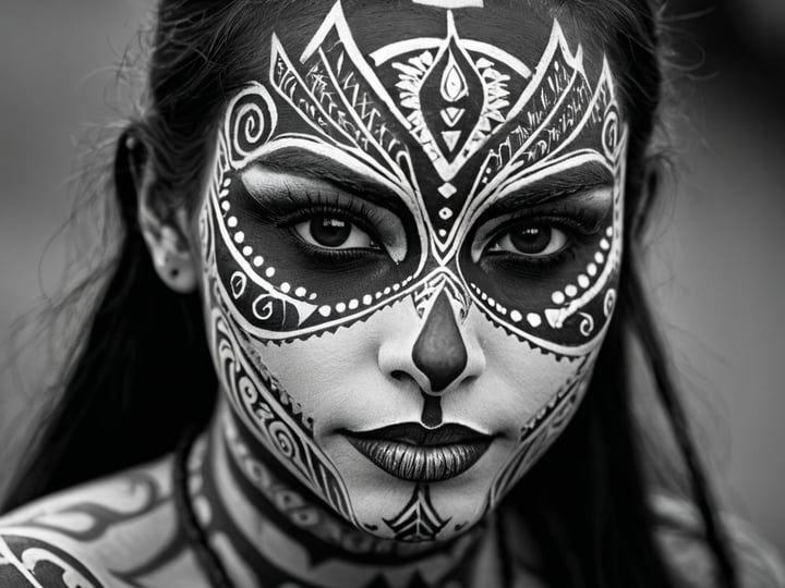 Black-And-White-Face-Paints-4