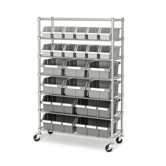 seville-classics-commercial-7-tier-platinum-gray-nsf-22-bin-rack-storage-system-1