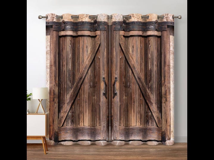 jekeno-rustic-wood-blackout-curtains-vintage-wooden-barn-door-farmhouse-home-bedroom-living-room-dec-1
