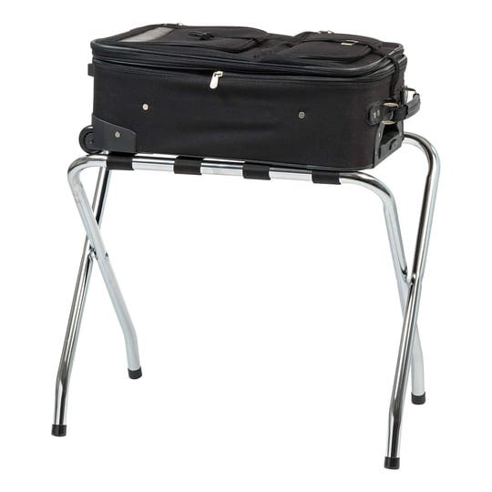 iris-usa-chrome-steel-foldable-suitcase-luggage-rack-silver-1