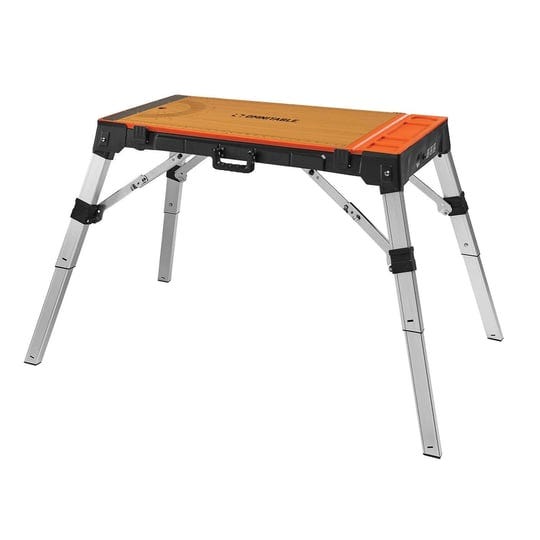 disston-30146a-omnitable-4-in-1-portable-workbench-work-table-dolly-scaffold-and-creeper-adjustable--1
