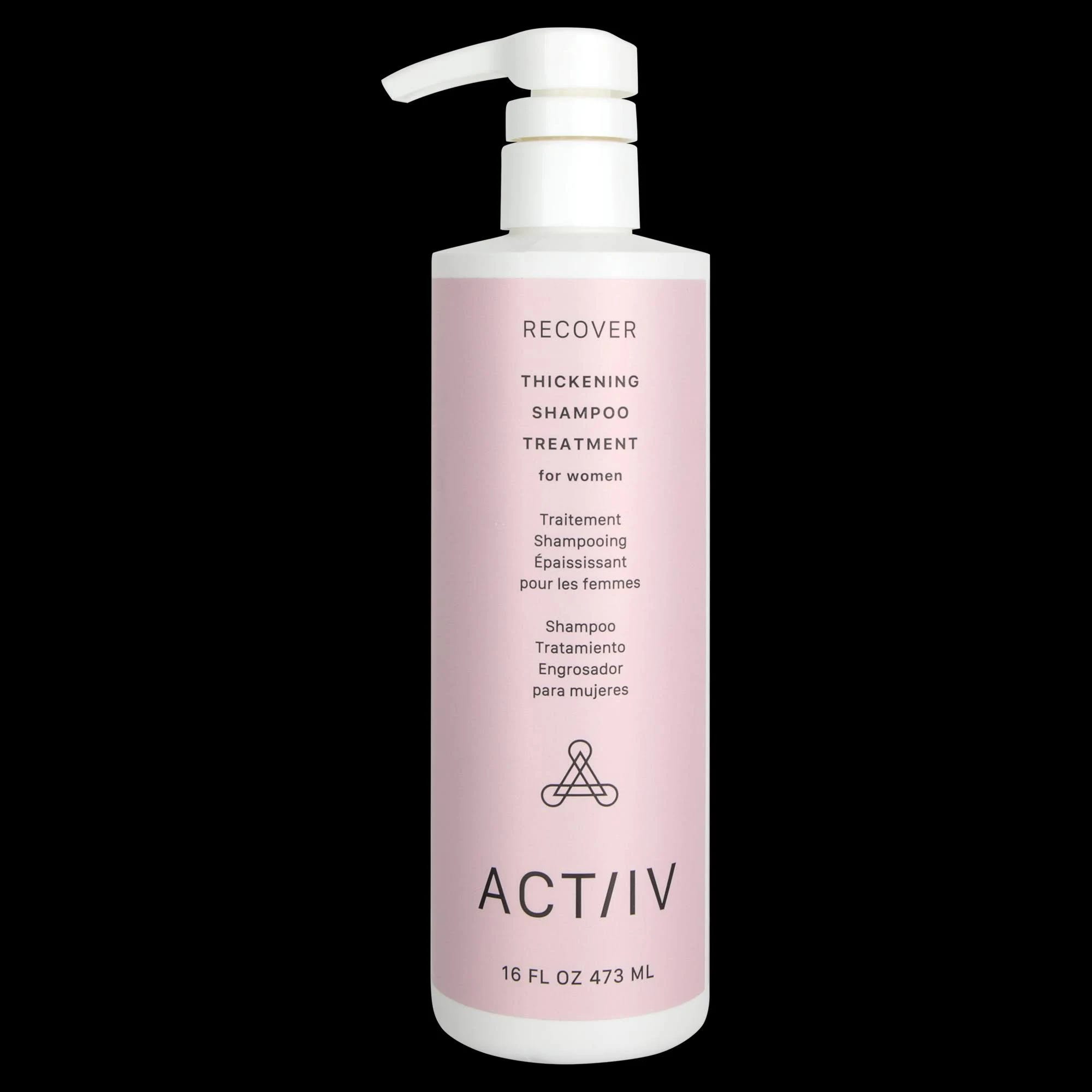 Actiiv Recover Thickening Shampoo Treatment: 16 oz for Hair Loss Prevention | Image