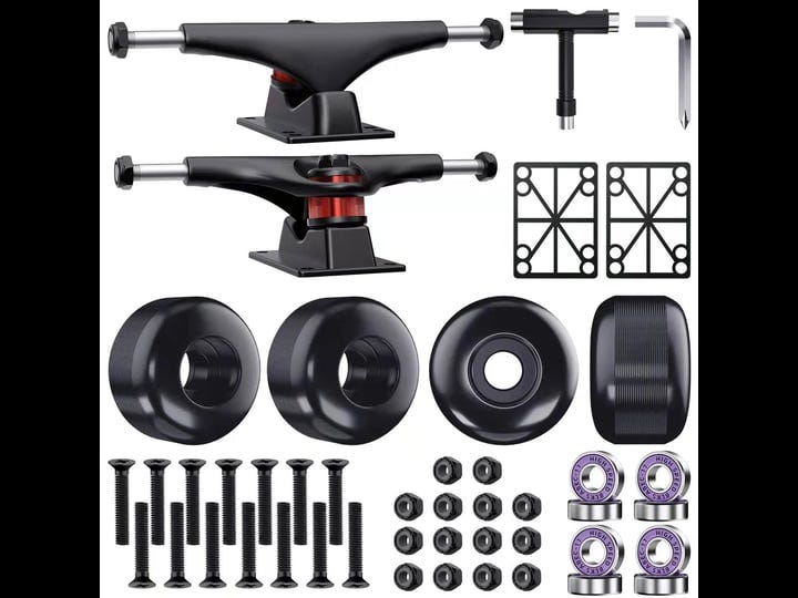 jizmo-skateboard-trucks-fits-7-75-8-25-deck-skateboard-wheels-52mm-skateboard-bearings-abec-11-skate-1
