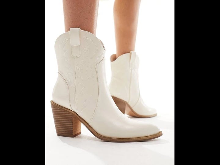 glamorous-western-ankle-boots-in-cream-white-1