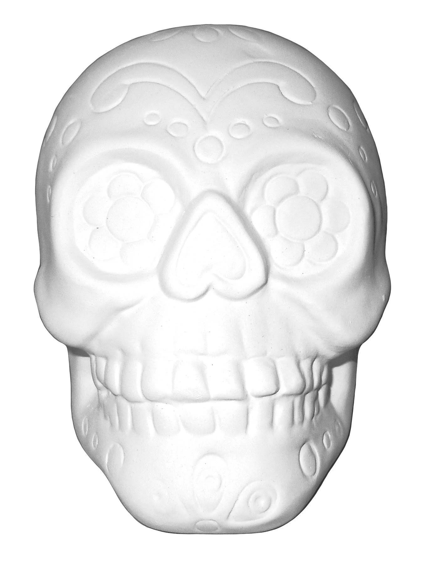 Create Your Own Lovable Sugar Skull Ceramic Keepsake | Image