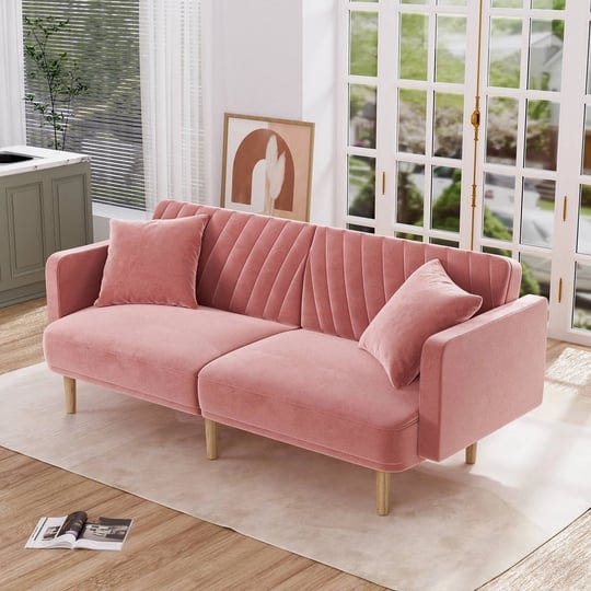 ouyessir-upholstered-tufted-velvet-convertible-futon-sofa-bed-rose-pink-1