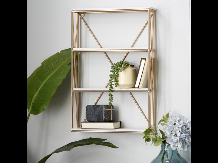 decmode-indoor-gold-wood-glam-wall-shelf-1