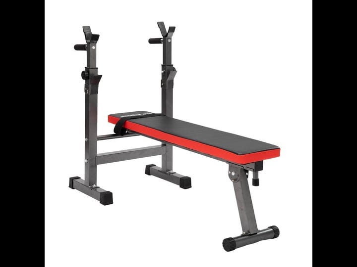 jaxpety-weight-bench-with-rack-home-gym-workout-adjustable-lifting-strength-folding-1