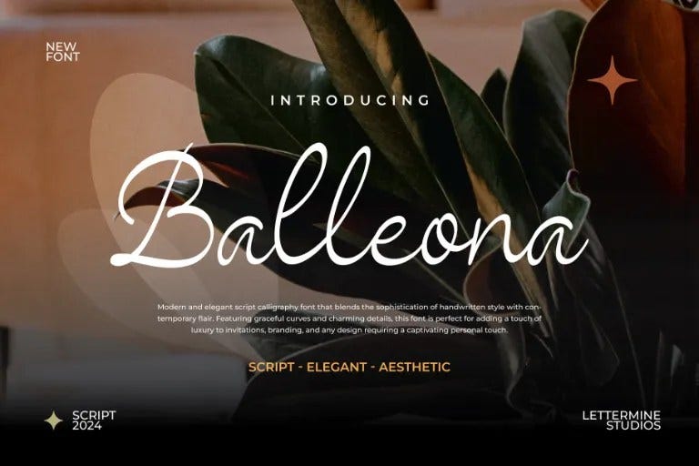 Balleona Font Font 1