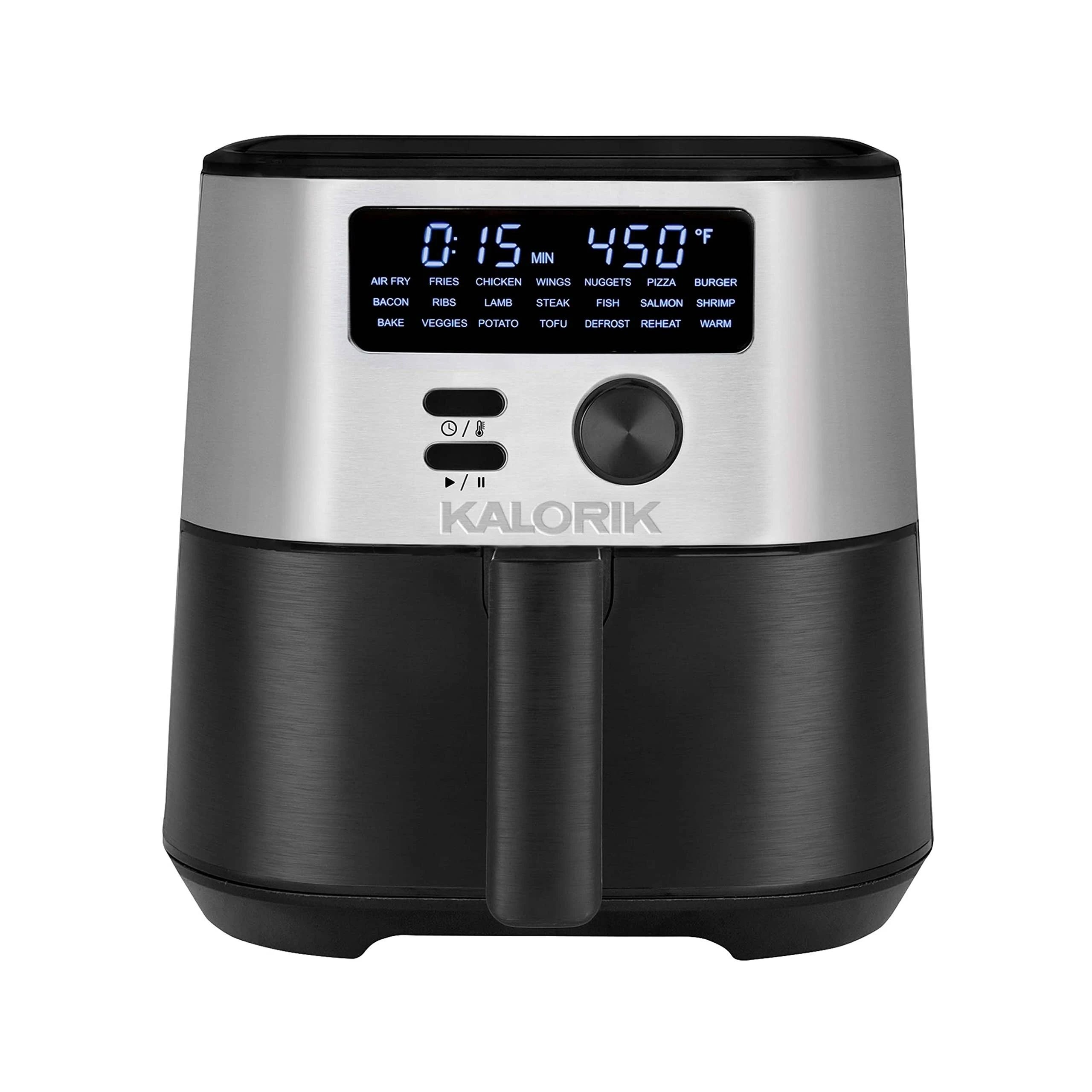 Kalorik MAXX 6 Quart Digital Air Fryer with Turbo MAXX Technology and 21 Smart Presets | Image
