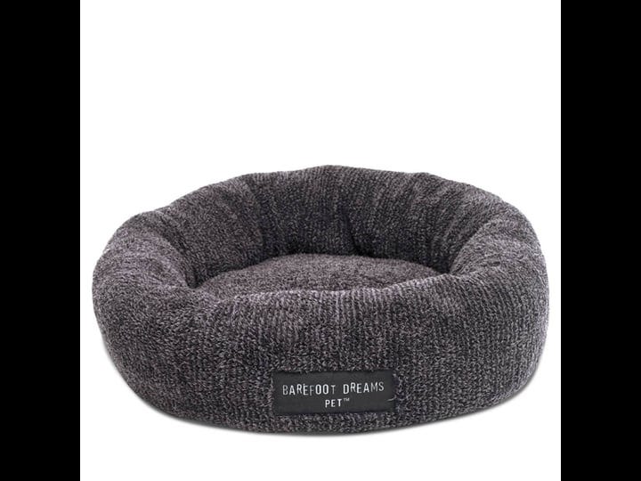 barefoot-dreams-cozychic-large-round-pet-bed-size-large-carbon-black-1