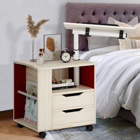 height-adjustable-nightstand-movable-bedroom-side-table-maple-1