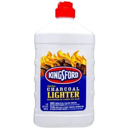 Easy-Use, Odorless 32oz Char Lighter Fluid for Kingsford Charcoal | Image
