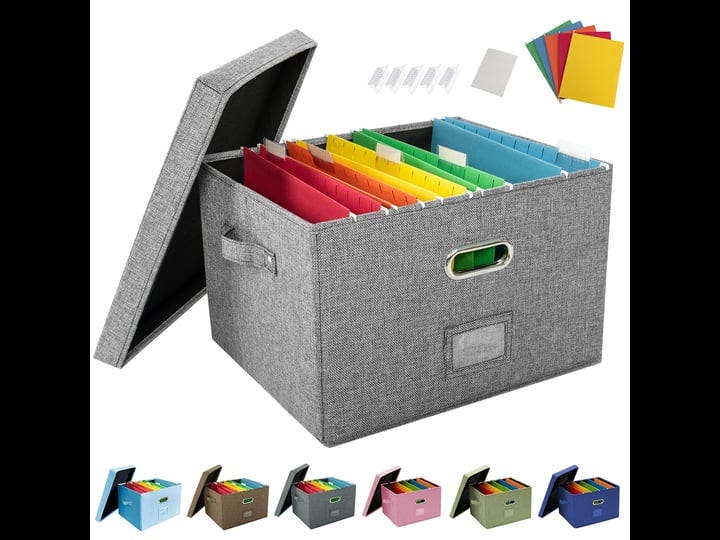 jsungo-file-box-with-5-hanging-filing-folders-document-organizer-storage-for-office-collapsible-line-1