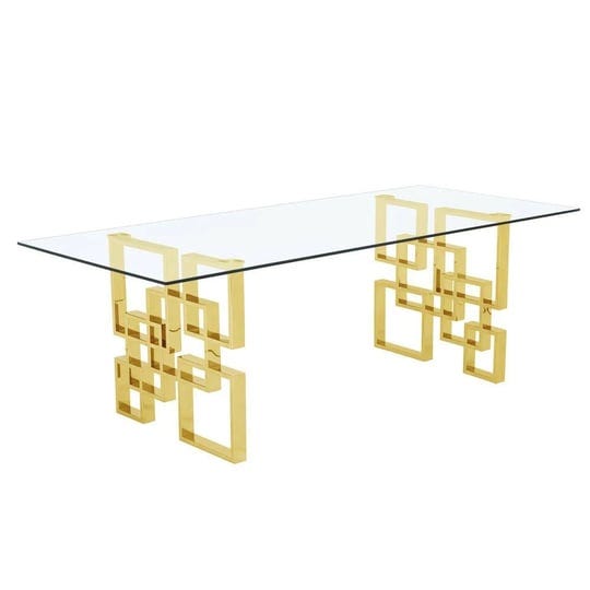 94-large-clear-glass-dining-table-w-gold-color-stainless-steel-base-1