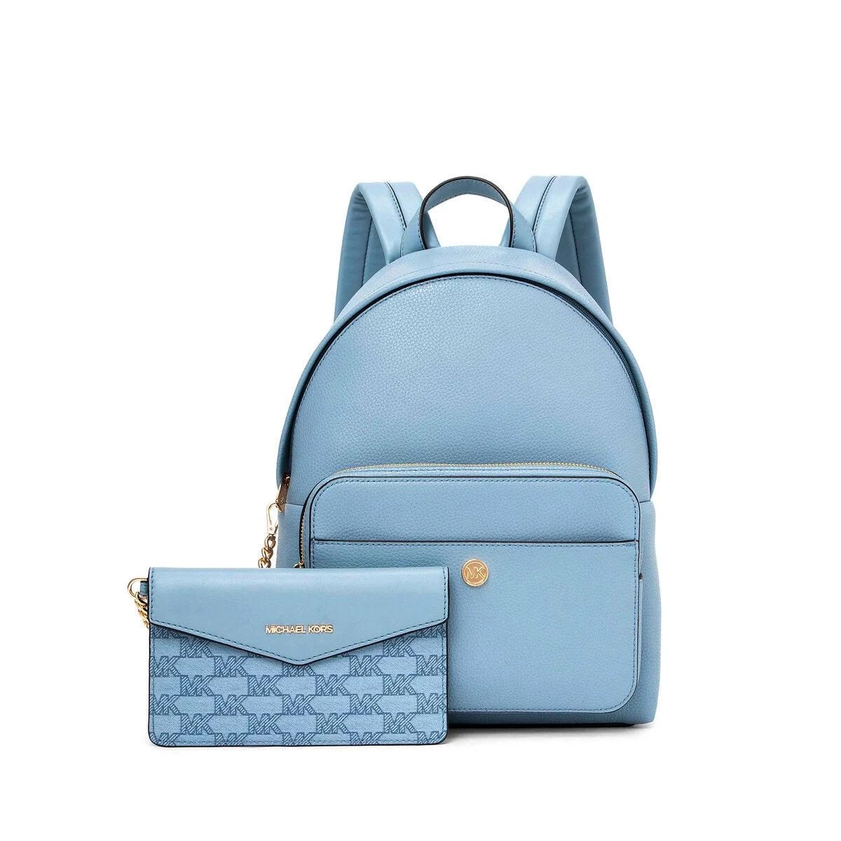 Michael Kors 2-in-1 Leather Blue Backpack (0-10 L) | Image