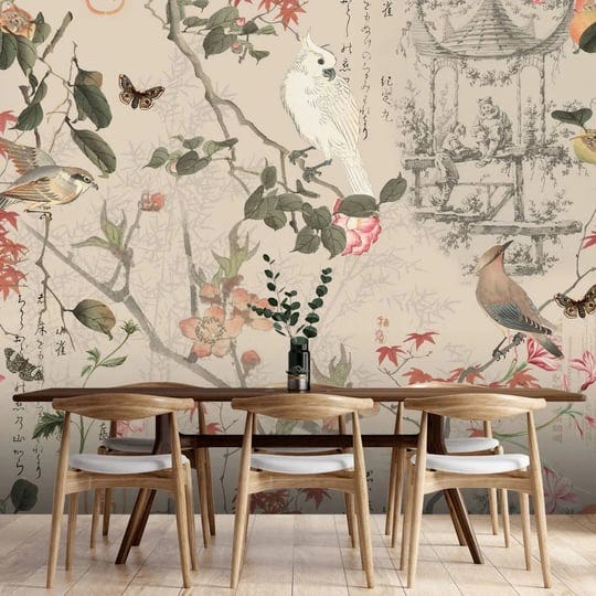 chinese-chinoiserie-pattern-oriental-wallpaper-removable-custom-wall-mural-wallpaper-wallsauce-1