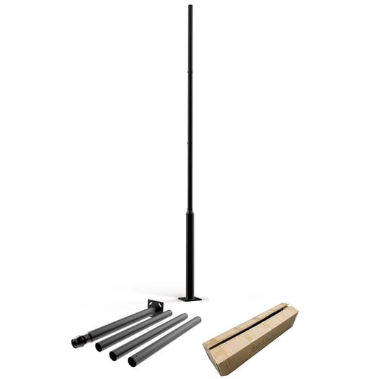 3-in-up-to-13-ft-black-outdoor-universal-metal-light-post-pole-1