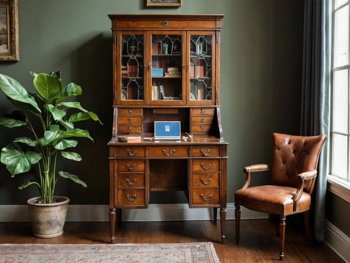 Secretary-Desk-With-Hutch-6