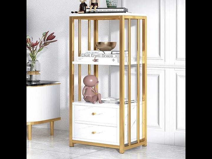 modern-white-storage-display-cabinet-with-shelves-drawers-accent-cabinet-with-backboard-1