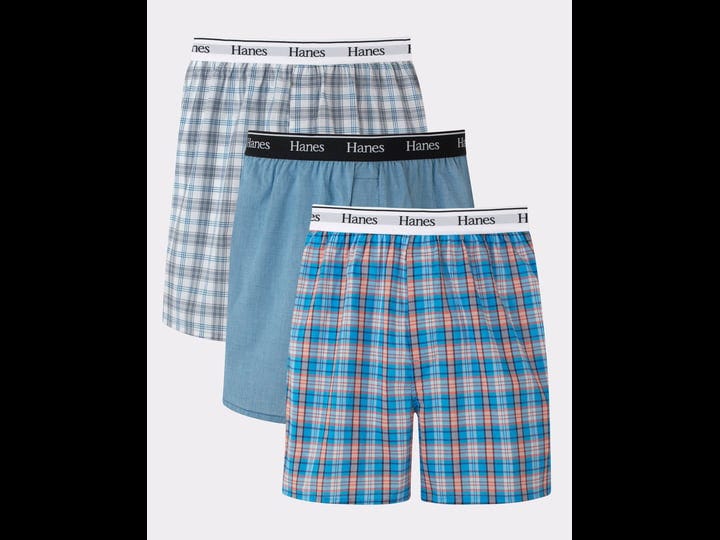 hanes-originals-mens-woven-boxer-moisture-wicking-woven-boxer-3-pack-size-large-1