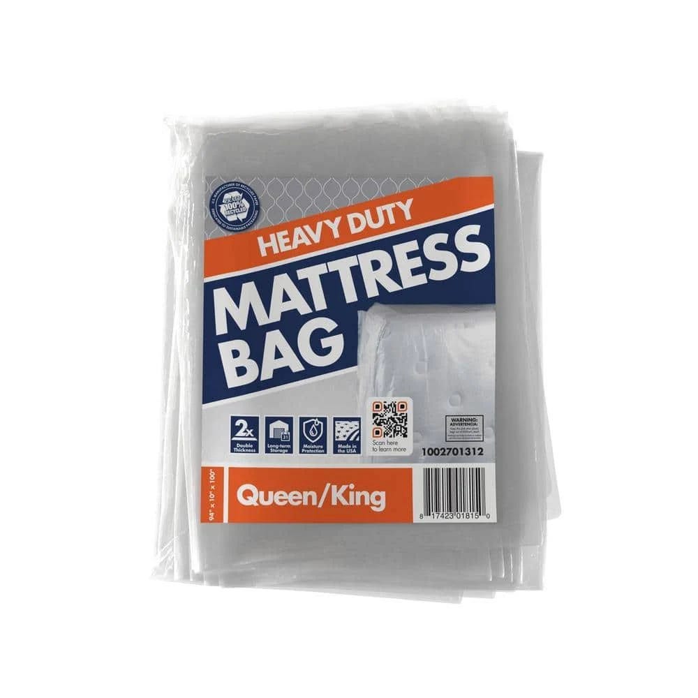 Heavy-Duty Mattress Bag Protection for Queen and King Mattresses | Image