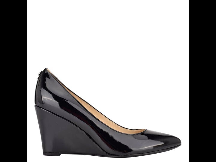 nine-west-cal-9x9-womens-wedge-heels-size-7-5-black-patent-1
