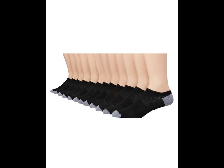 hanes-mens-freshiq-x-temp-super-low-no-show-socks-12-pack-black-size-6-13