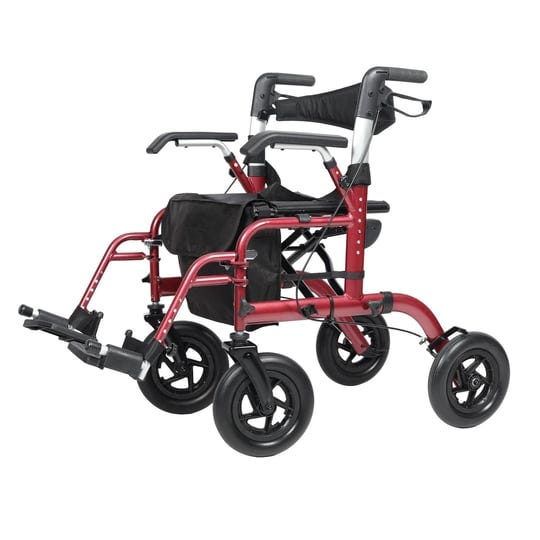 elenker-all-terrain-2-in-1-rollator-walker-transport-chair-folding-wheelchair-with-all-10-wheels-for-1