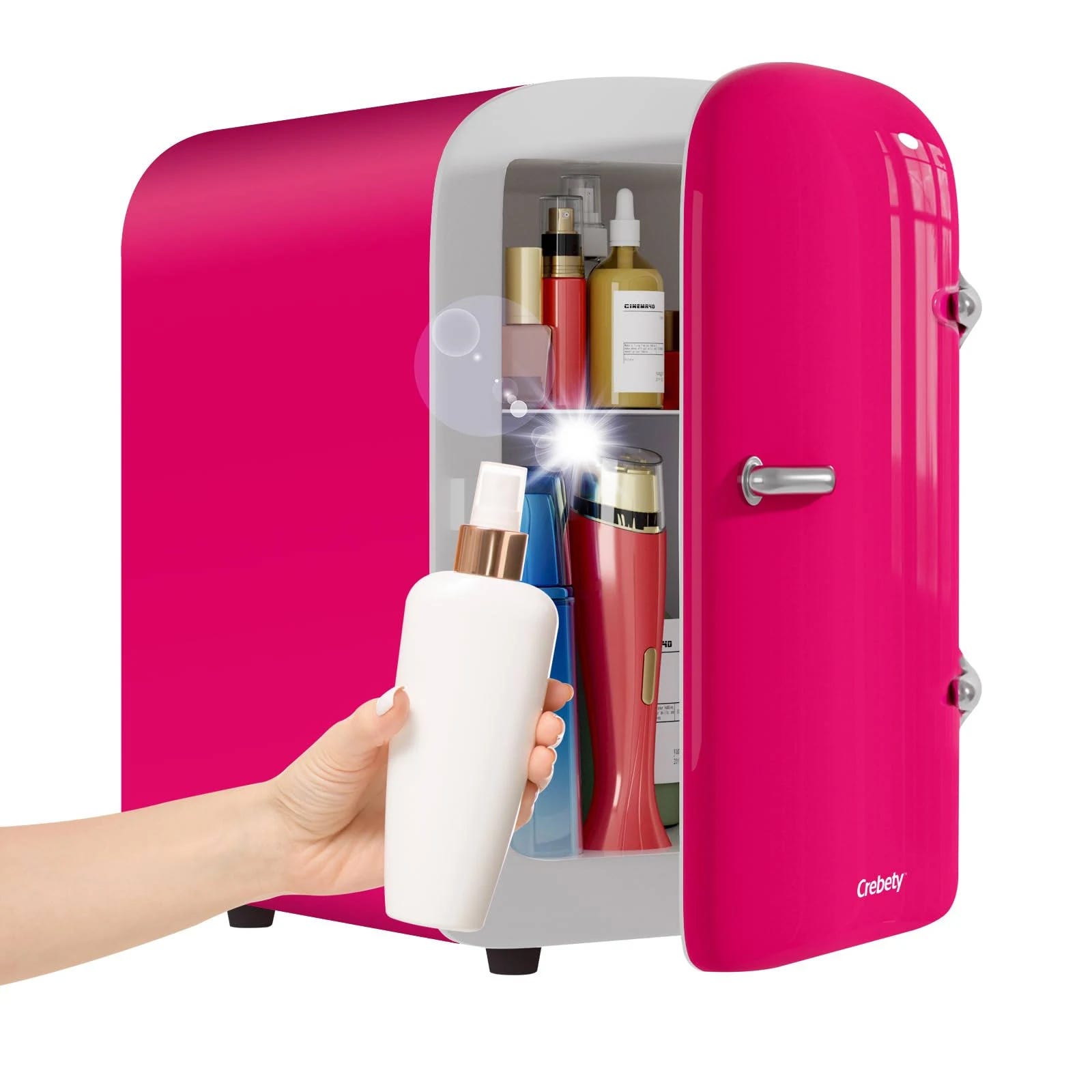 4-Liter Mini Refrigerator for Skincare and Makeup Storage | Image