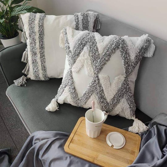tinysun-white-grey-boho-decorative-throw-pillow-covers-set-of-2super-soft-woven-tufted-velvet-pillow-1