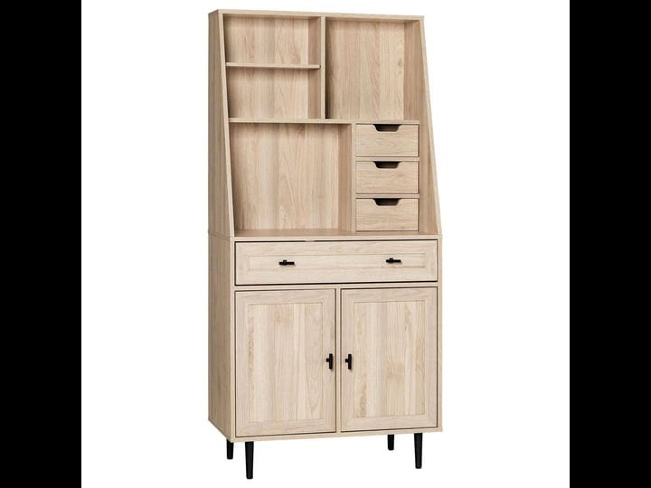 walker-edison-64-storage-desk-hutch-with-keyboard-drawer-birch-1