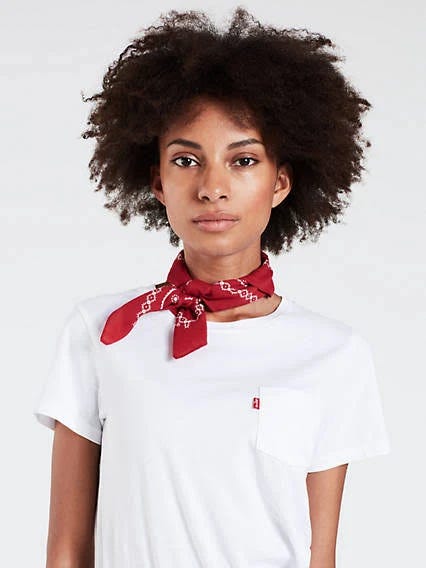 Levi's Paisley Bandana for Men in Regular Red Size | Image