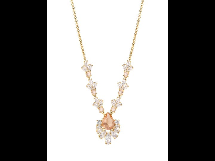 believe-by-brilliance-brass-pink-gold-plated-cubic-zirconia-flower-drop-necklace-18-inch-2-inch-wome-1