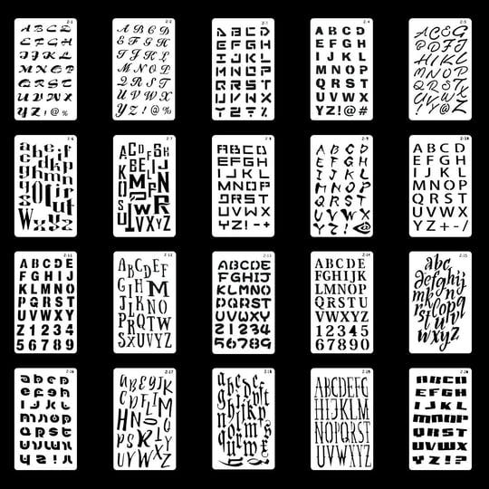 20pcs-4x7in-18x10cm-letter-number-stencils-alphabet-journal-stencils-reusable-letter-templates-calli-1