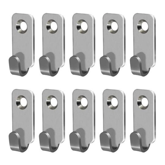 adiyer-10pcs-heavy-duty-hanger-304-stainless-steel-wall-mounted-mini-j-hook-for-mirror-picture-frame-1