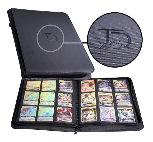 topdeck-500-card-pocket-binder-pro-9-pocket-trading-cards-album-side-load-sleeves-pokemon-mtg-yugioh-1