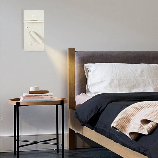 white-bedside-reading-wall-light-with-wireless-charger-usb-wade-logan-1
