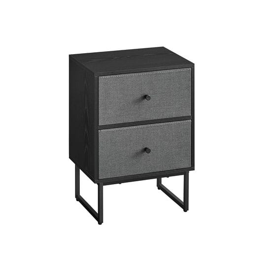 bed-side-table-with-fabric-drawers-ebony-black-and-slate-gray-1
