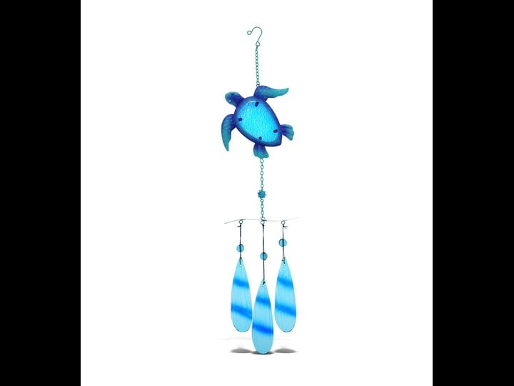 cota-global-blue-sea-turtle-hanging-sea-glass-wind-chime-27-56-inch-nautical-glass-windchime-outdoor-1