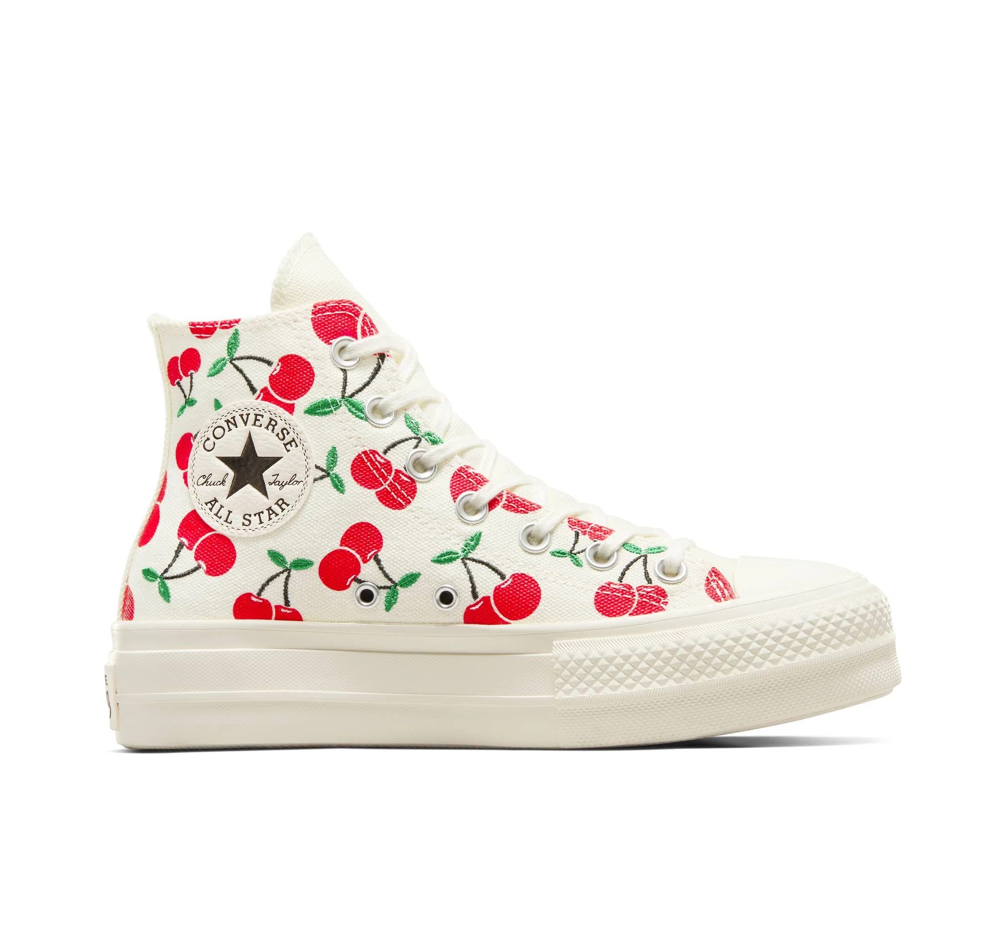 Chuck Taylor All Star Platform Fashion High-Top with Cherry Graphics | Image