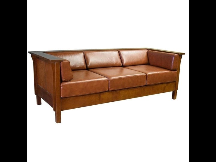 crafters-and-weavers-arts-and-crafts-leather-side-sofa-in-russet-brown-1