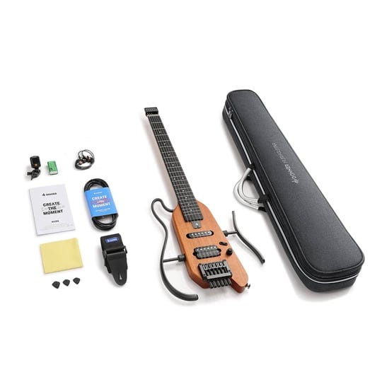 donner-hush-x-electric-guitar-kit-mini-size-ultra-light-for-travel-practice-natural-guitar-1