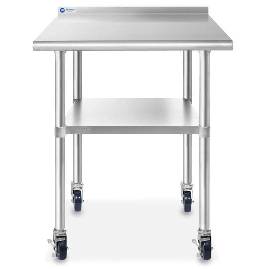 gridmann-nsf-stainless-steel-36-in-x-24-in-commercial-kitchen-prep-work-table-w-backsplash-plus-4-ca-1