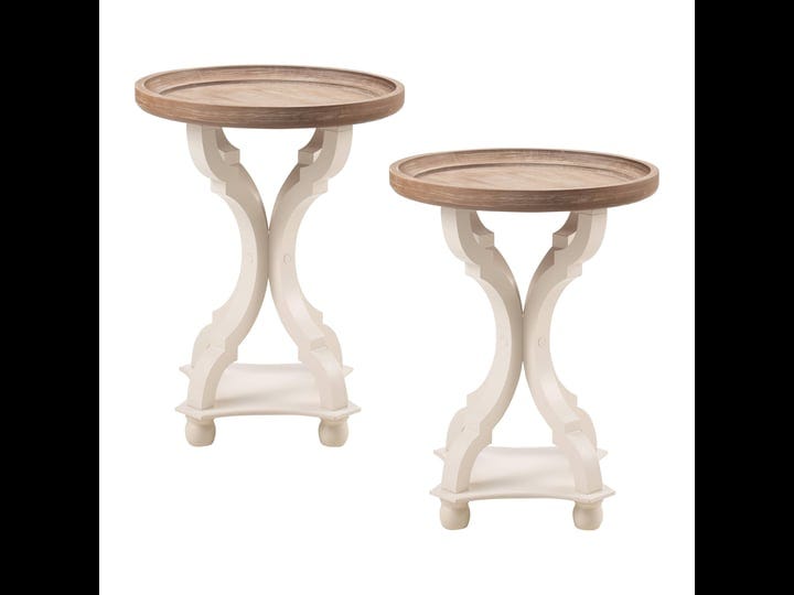 cozayh-2-pieces-rustic-farmhouse-tray-top-end-table-concavelegs-1