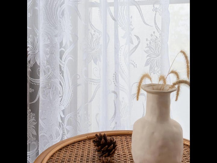pikiuche-lace-curtains-63-inch-length-rod-pocket-curtains-floral-curtains-sheer-lace-curtains-for-ki-1